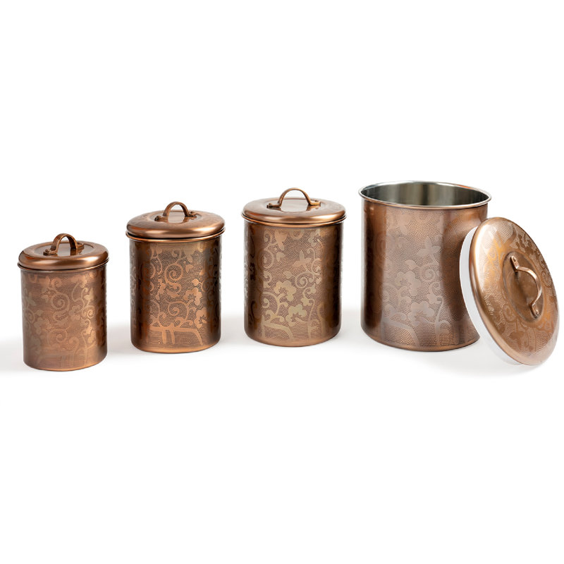 Fleur De Lis Living Single Piece Kitchen Canister Set & Reviews Wayfair